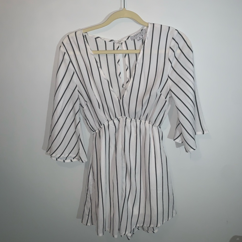 Pinstripe Romper